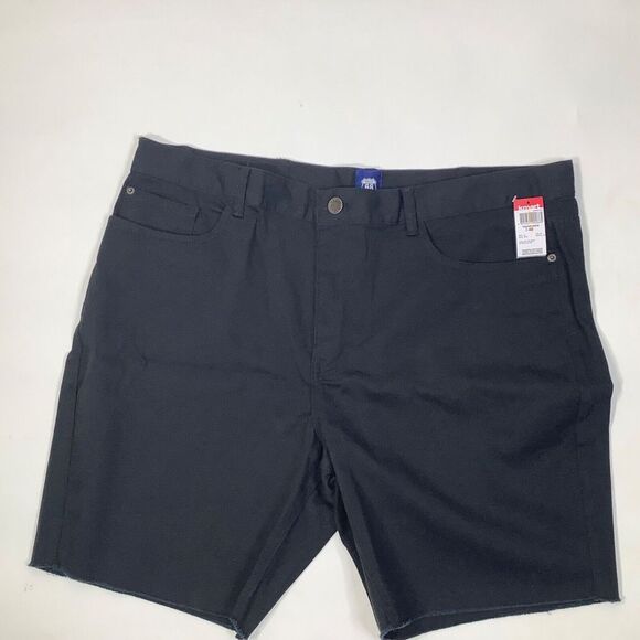 NWT Route 66 Young Men's Size 40 Black Cottonblend Shorts Cutoffs Stretch Relax - Picture 1 of 4